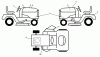 Husqvarna YTH 2242T (96043002101) - Yard Tractor (2006-03 & After) Ersatzteile Decals