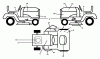 Husqvarna YTH 2242 TDRF (96041023703) - Yard Tractor (2013-05) Ersatzteile DECALS