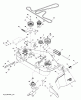 Husqvarna YTH 2242 TDRF (96041023703) - Yard Tractor (2013-05) Ersatzteile MOWER DECK / CUTTING DECK