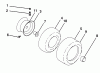 Husqvarna YTH 2246 (96043003700) - Yard Tractor (2006-11 & After) Ersatzteile Wheels and Tires