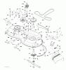 Husqvarna YTH 2246TDR (96041027201) - Yard Tractor (2012-11 & After) Ersatzteile MOWER DECK / CUTTING DECK