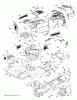 Husqvarna YTH 224T (96041030800) - Yard Tractor (2012-08 & After) Ersatzteile CHASSIS / FRAME