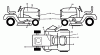 Husqvarna YTH 224T (96041030900) - Yard Tractor (2012-10 & After) Ersatzteile DECALS