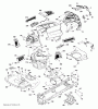 Husqvarna YTH 22K42 (96048003201) - Yard Tractor (2012-08 & After) Ersatzteile CHASSIS ENCLOSURES