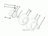 Husqvarna YTH 22K42 (96048003201) - Yard Tractor (2012-08 & After) Ersatzteile WHEELS TIRES