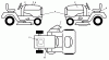 Husqvarna YTH 22V42 (917.289620) - Yard Tractor (2010-05 & After) (Sears Craftsman) Ersatzteile Decals