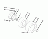 Husqvarna YTH 22V42 (96043010000) - Yard Tractor (2012-03 & After) Ersatzteile WHEELS TIRES