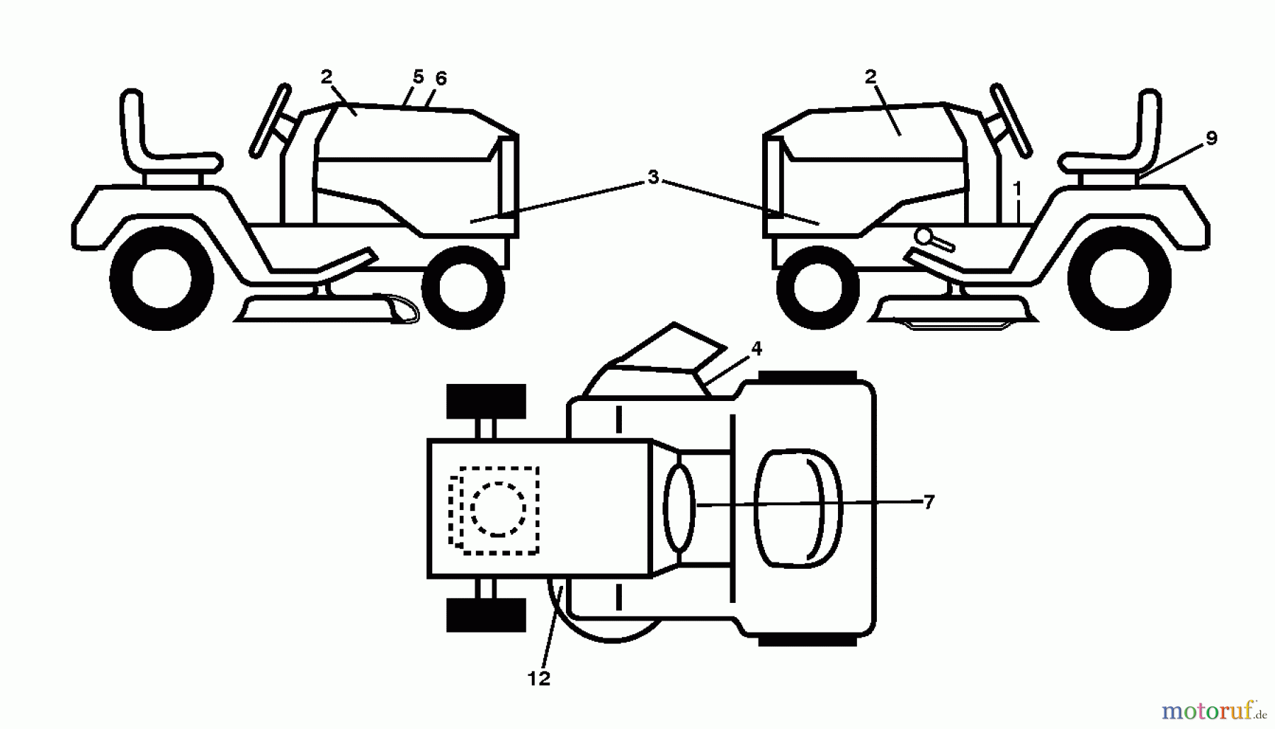 Husqvarna Rasen und Garten Traktoren YTH 22V42 (96043010902) - Husqvarna Yard Tractor (2011-08 & After) DECALS