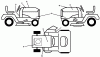 Husqvarna YTH 22V42 (96043018600) - Yard Tractor (2013-09) Ersatzteile DECALS