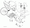 Husqvarna YTH 22V42LS (96043008700) - Yard Tractor (2009-12 & After) Ersatzteile Seat Assembly
