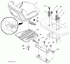 Husqvarna YTH 22V46 (96043010100) - Yard Tractor (2010-04 & After) Ersatzteile Seat Assembly