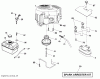 Husqvarna YTH 22V46 (96043010101) - Yard Tractor (2010-04 & After) Ersatzteile Engine