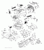 Husqvarna YTH 22V46 (96043018100) - Yard Tractor (2013-09) Ersatzteile CHASSIS / FRAME