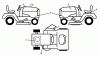 Husqvarna YTH 22V46 (96043016100) - Yard Tractor (2012-09 & After) Ersatzteile DECALS