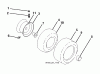 Husqvarna YTH 22V46 (96045004200) - Yard Tractor (2012-10 & After) Ersatzteile WHEELS TIRES