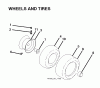Husqvarna YTH 22V46XLS (96043010301) - Yard Tractor (2012-02 & After) Ersatzteile WHEELS TIRES