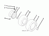 Husqvarna YTH 2348 (289570) - Yard Tractor (2012-02 & After) Ersatzteile WHEELS TIRES