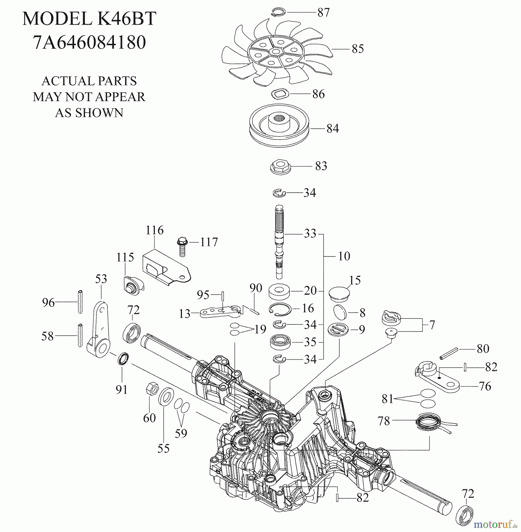 Husqvarna Rasen und Garten Traktoren YTH 2348 (917.289560) - Husqvarna Yard Tractor (2009-01 & After) (Sears Craftsman) Mower Lift #2