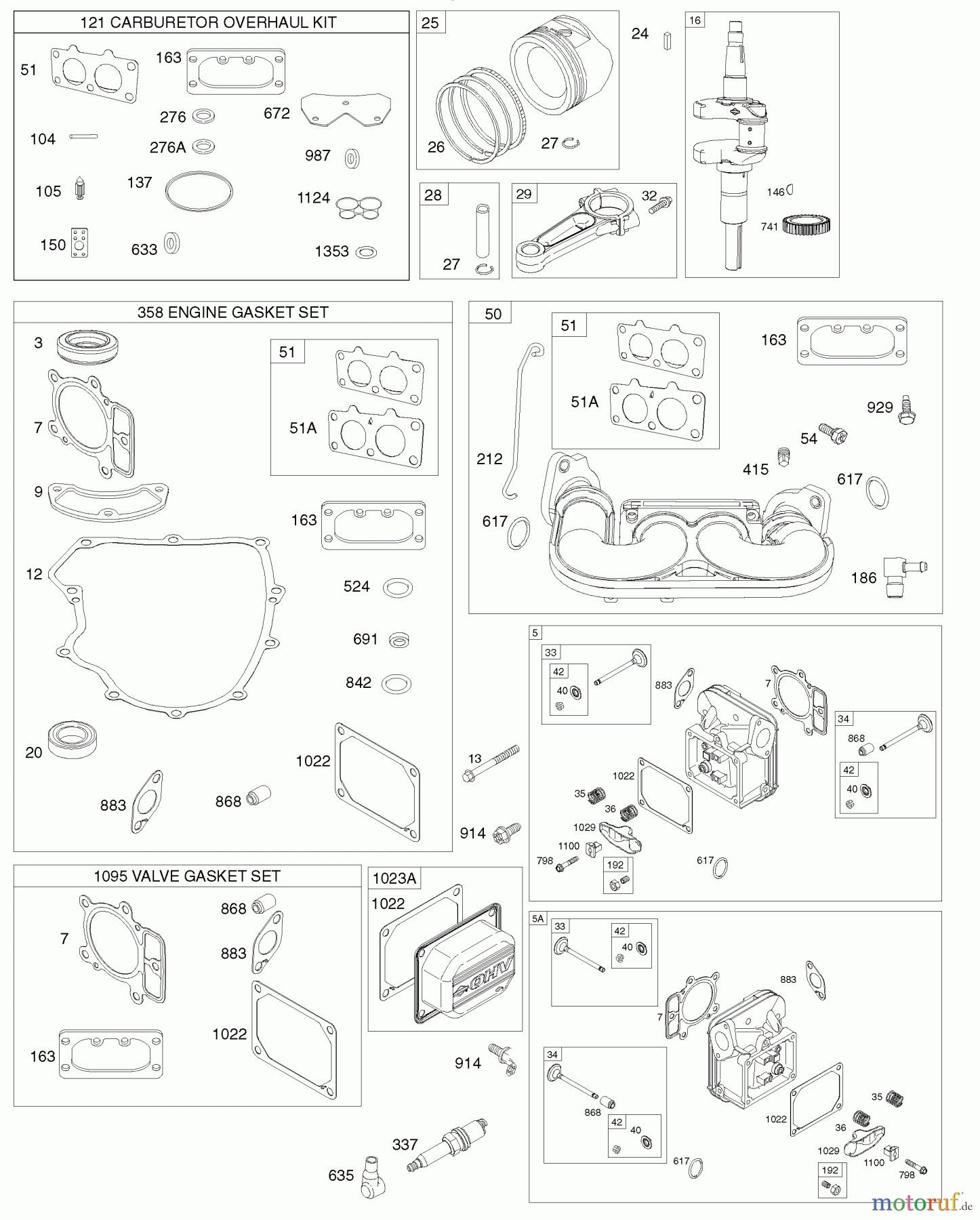 Husqvarna Rasen und Garten Traktoren YTH 2348 (917.289571) - Husqvarna Yard Tractor (2010-04 & After) (Sears Craftsman) Briggs Engine Image 2