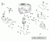 Husqvarna YTH 2348 (96045000500) - Yard Tractor (2006-11 & After) Ersatzteile Engine