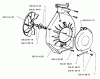 Husqvarna 132 HBV - Handheld Blower Vacuum (1991-11 to 1995-12) Ersatzteile Housing / Impeller