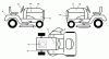 Husqvarna YTH 2348 (96045000502) - Yard Tractor (2008-04 & After) Ersatzteile Decals