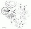 Husqvarna YTH 2348 (96045000502) - Yard Tractor (2008-04 & After) Ersatzteile Seat Assembly