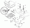 Husqvarna YTH 2348 (96045000503) - Yard Tractor (2009-02 & After) Ersatzteile Seat Assembly