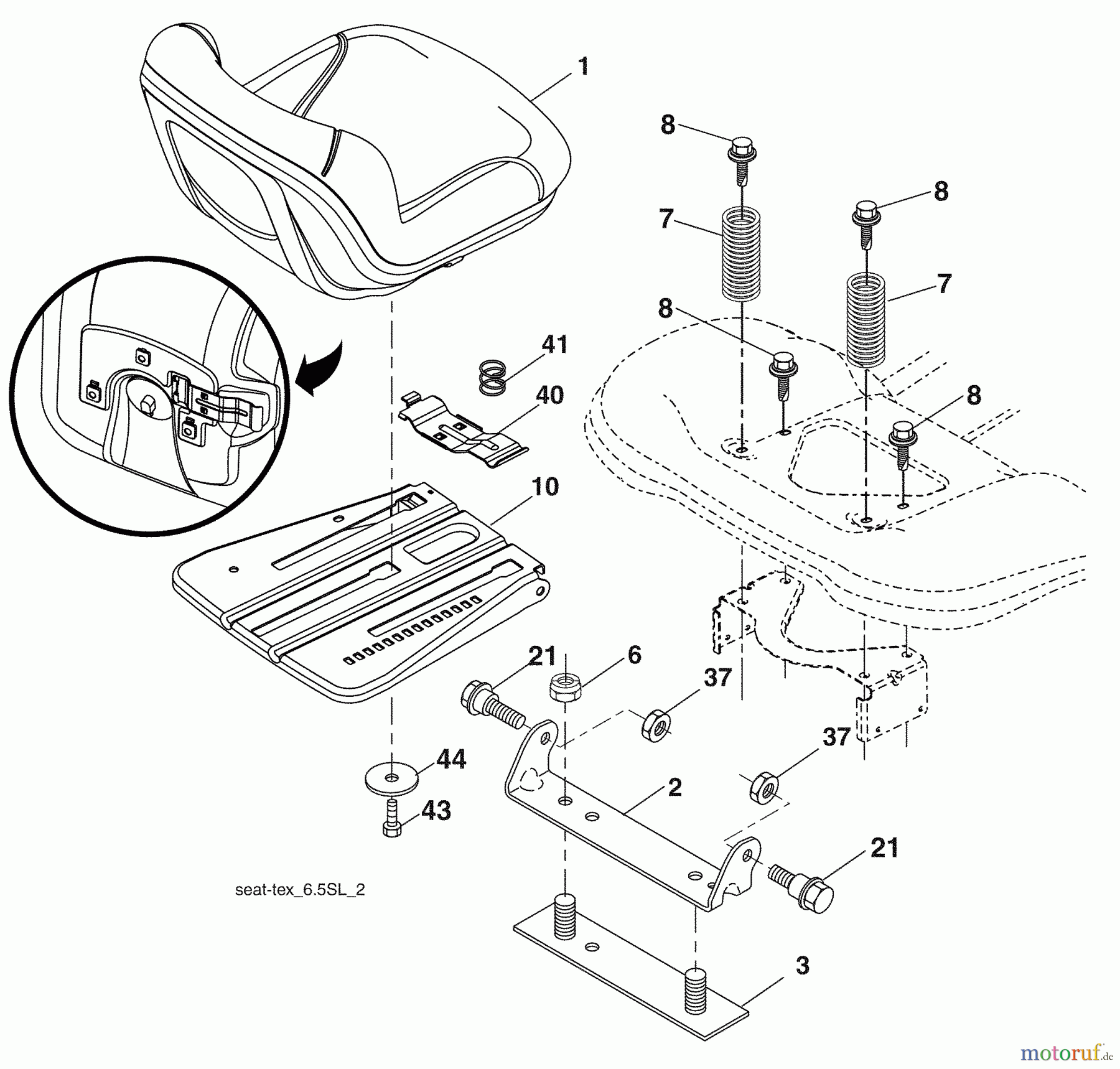 Husqvarna Rasen und Garten Traktoren YTH 2348 (96045000504) - Husqvarna Yard Tractor (2008-11 & After) Steering Assembly