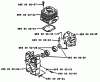 Husqvarna 140 B - Backpack Blower (1996-01 & After) Ersatzteile Crankcase/Cylinder