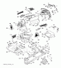 Husqvarna YTH 23V42 (96043014700) - Yard Tractor (2012-09 & After) Ersatzteile CHASSIS ENCLOSURES
