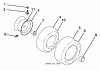 Husqvarna YTH 23V42LS (96043008801) - Yard Tractor (2010-05 & After) Ersatzteile Wheels And Tires