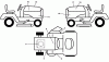 Husqvarna YTH 23V48 (96043008601) - Yard Tractor (2010-04 to 2010-06) Ersatzteile Decals