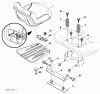 Husqvarna YTH 23V48 (96043008601) - Yard Tractor (2010-04 to 2010-06) Ersatzteile Seat Assembly