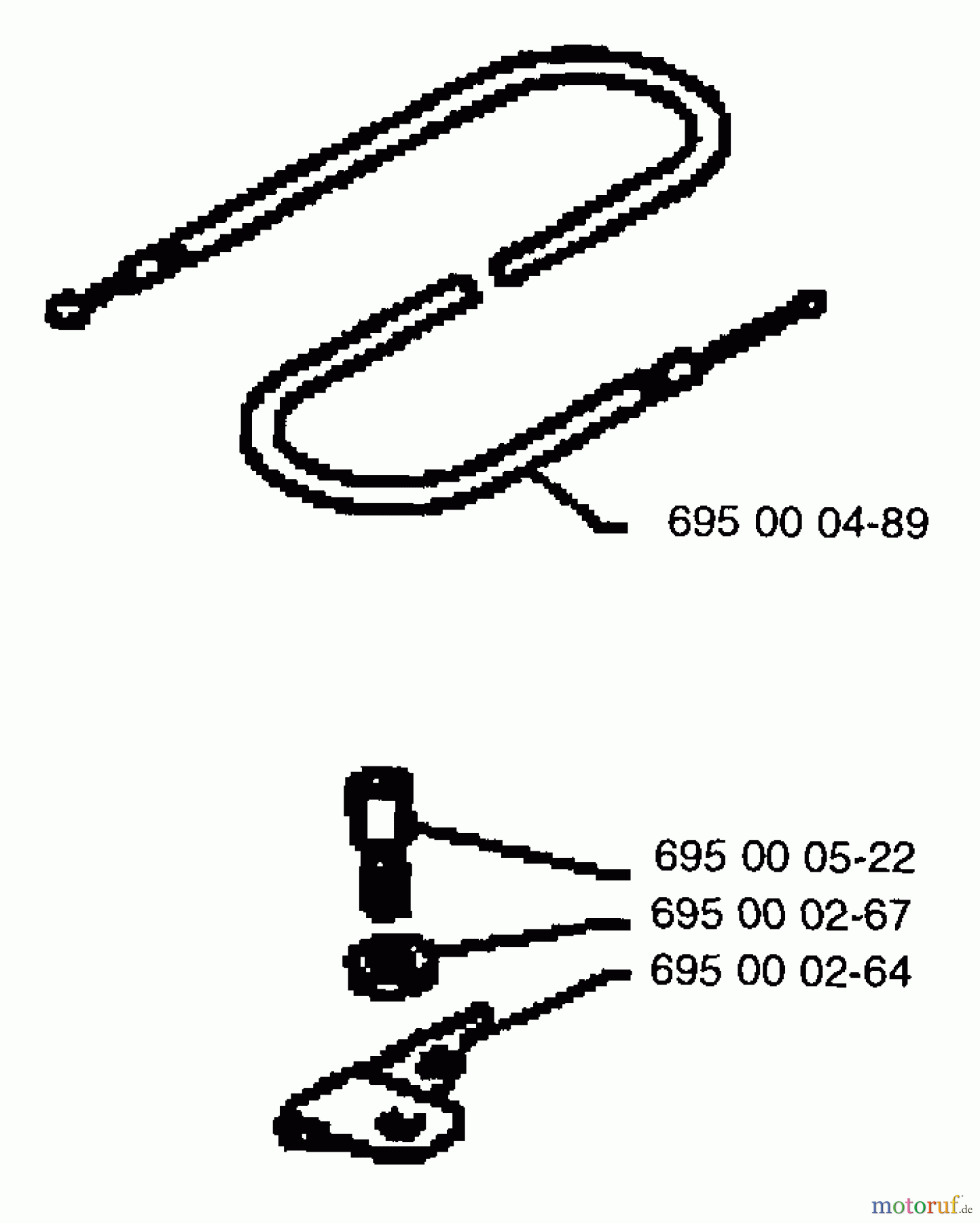 Husqvarna Bläser / Sauger / Häcksler / Mulchgeräte 140 BC - Husqvarna Backpack Blower (1997-04 & After) Throttle Cable Parts