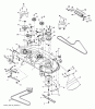 Husqvarna YTH 2448 (96013000700) - Yard Tractor (2005-09 & After) Ersatzteile Mower Deck