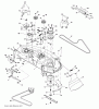 Husqvarna YTH 2448 (96015000100) - Yard Tractor (2005-03 & After) Ersatzteile Mower Deck
