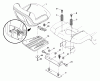 Husqvarna YTH 2448T (96043000802) - Yard Tractor (2006-03 & After) Ersatzteile Seat Assembly