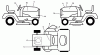 Husqvarna YTH 2454 (96043002204) - Yard Tractor (2006-09 & After) Ersatzteile Decals