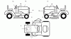 Husqvarna YTH 2454 (96043005301) - Yard Tractor (2008-09 & After) Ersatzteile Decals & Wheels #1