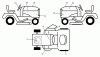 Husqvarna YTH 2454 (96043005401) - Yard Tractor (2008-12 & After) Ersatzteile Repair Parts and Decals