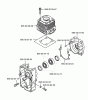 Husqvarna 145 BF - Backpack Blower (Carb II) (2001-04 & After) (California) Ersatzteile Cylinder / Crankcase