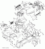 Husqvarna YTH 2454T (96043002203) - Yard Tractor (2006-03 & After) Ersatzteile Chassis