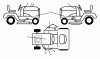 Husqvarna YTH 24V42LS (96043011503) - Yard Tractor (2011-08 & After) Ersatzteile DECALS