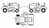 Husqvarna YTH 24V42LS (96043012801) - Yard Tractor (2011-08 & After) Ersatzteile DECALS