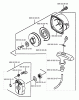 Husqvarna 145 BT - Backpack Blower (1997-05 & After) Ersatzteile Starter Assy.