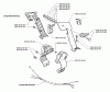 Husqvarna 145 BT - Backpack Blower (1997-05 & After) Ersatzteile Throttle Assy. & Primary Throttle Cable