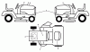 Husqvarna YTH 24V48LS (96043008900) - Yard Tractor (2009-12 & After) Ersatzteile Decals