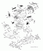 Husqvarna YTH 24V48LS (96043012901) - Yard Tractor (2011-08 & After) Ersatzteile CHASSIS / FRAME