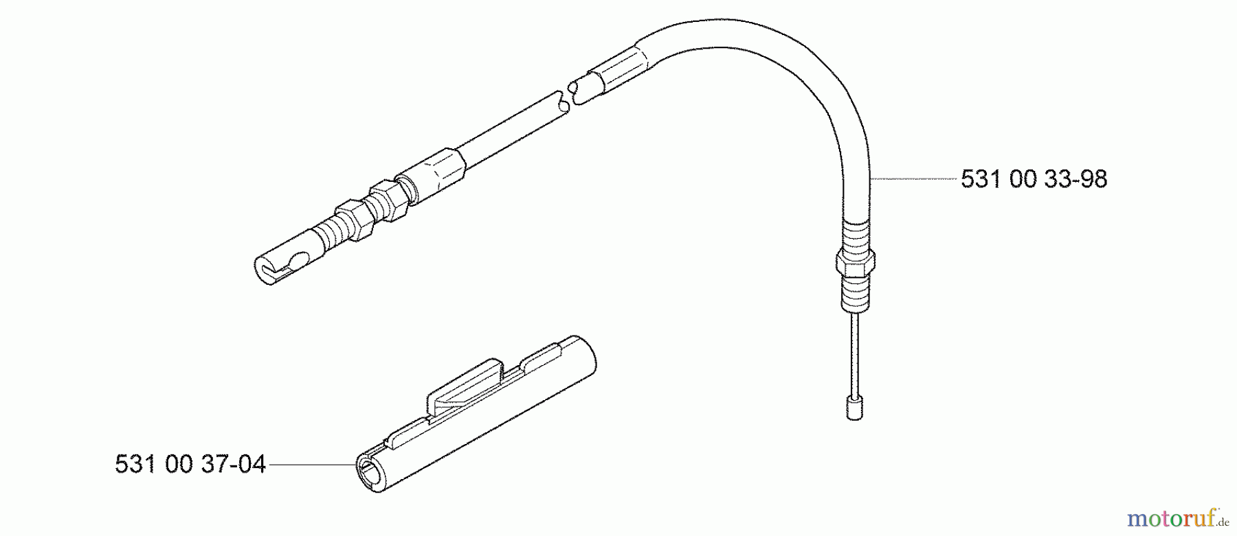 Husqvarna Bläser / Sauger / Häcksler / Mulchgeräte 145 BT - Husqvarna Backpack Blower (2005-08 & After) Throttle Cable